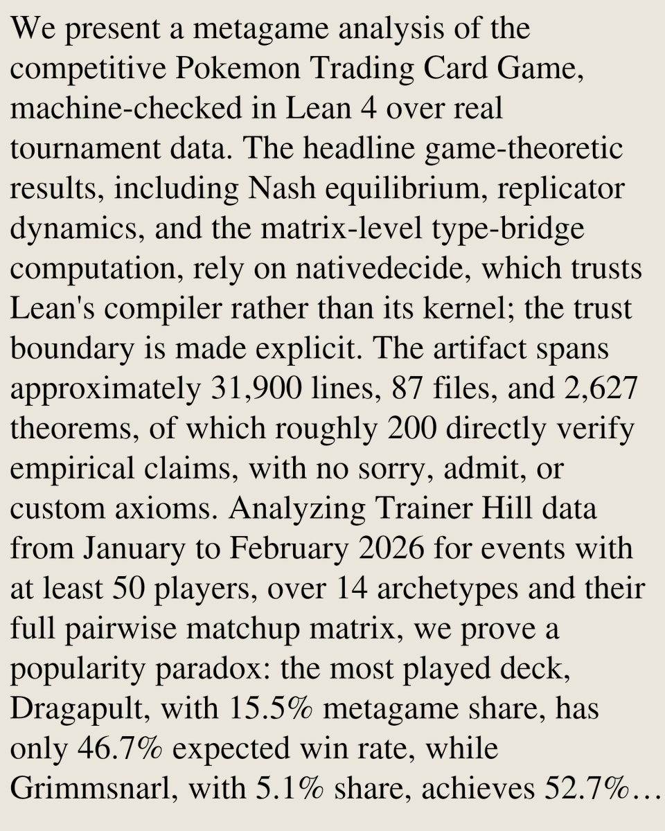 Game Theory Papers tweet media