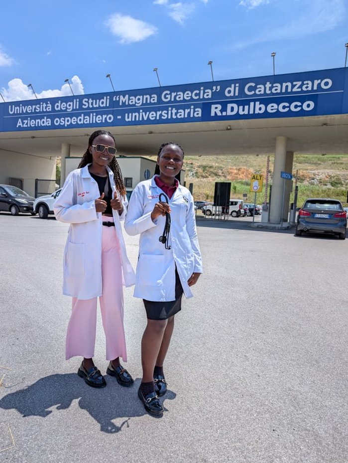 ICOMakchs's tweet photo. "Our rotation in the Department of Orthopaedic Surgery was  intellectually stimulating. From Monday, 15th June to Friday, 19th June, with the exception of Thursday, which was designated as an operating theatre day, the rotation primarily involved participation in outpatient orthopedic clinics. Each clinic was staffed by a multidisciplinary team comprising specialist orthopedic surgeons, resident doctors, undergraduate medical students, and nursing personnel. The outpatient consultation rooms were adequately equipped to facilitate comprehensive patient assessment and management. 
Regardless of the presenting complaint, every patient underwent a thorough clinical examination before management decisions were made. Patients were also provided with clear explanations regarding their diagnoses and treatment plans, reflecting a strong commitment to patient-centred care. During the clinics, we observed the assessment and management of a variety of musculoskeletal conditions, including flat foot deformities, lumbosciatica, osteoarthritis, and the administration of intra-articular corticosteroid and hyaluronic acid injections, among others.
The operating theatres were well equipped with modern surgical equipment and demonstrated exceptionally high standards of patient care. Among the procedures observed was a Total Hip Arthroplasty using the posterior approach for the management of primary severe osteoarthritis. Another procedure involved a Reverse Shoulder Arthroplasty performed on a patient with an atraumatic complete rupture of the left rotator cuff associated with rheumatoid arthritis. Both procedures were conducted with meticulous surgical technique and a strong emphasis on patient safety.
This was an invaluable learning experience ;it enhanced our clinical knowledge, surgical exposure, and appreciation of multidisciplinary orthopedic care. It provided practical insights into evidence-based patient management while fostering professional growth and a deeper understanding of orthopedic practice in an international healthcare setting"Gimbo Lewinskey and Ruth Nabukalu T. Deborah