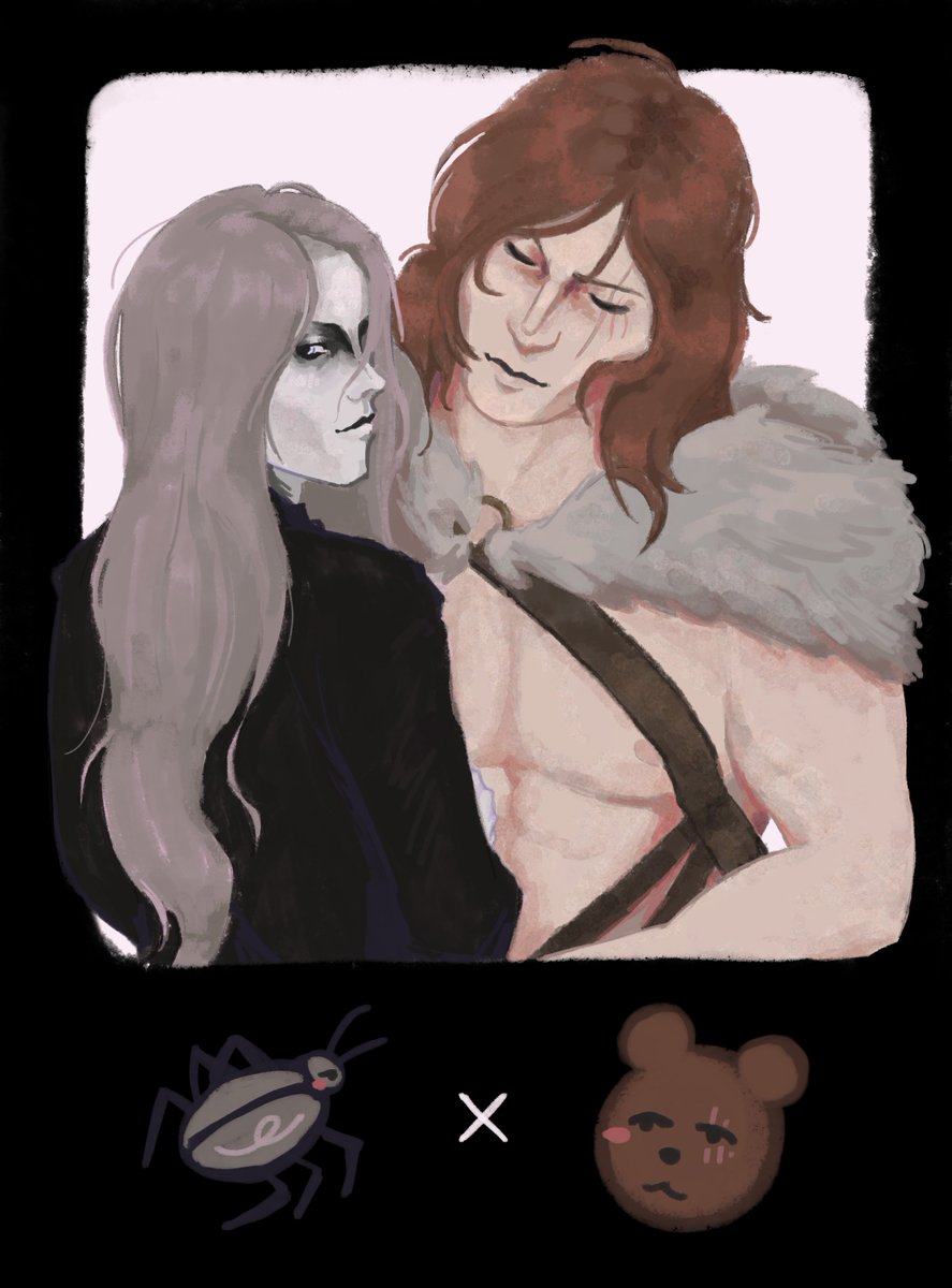 sealskull's tweet photo. enki x ragnvaldr #fearandhunger #funger #fanartㅤㅤㅤㅤ https://t.co/o1aGBFPsJY