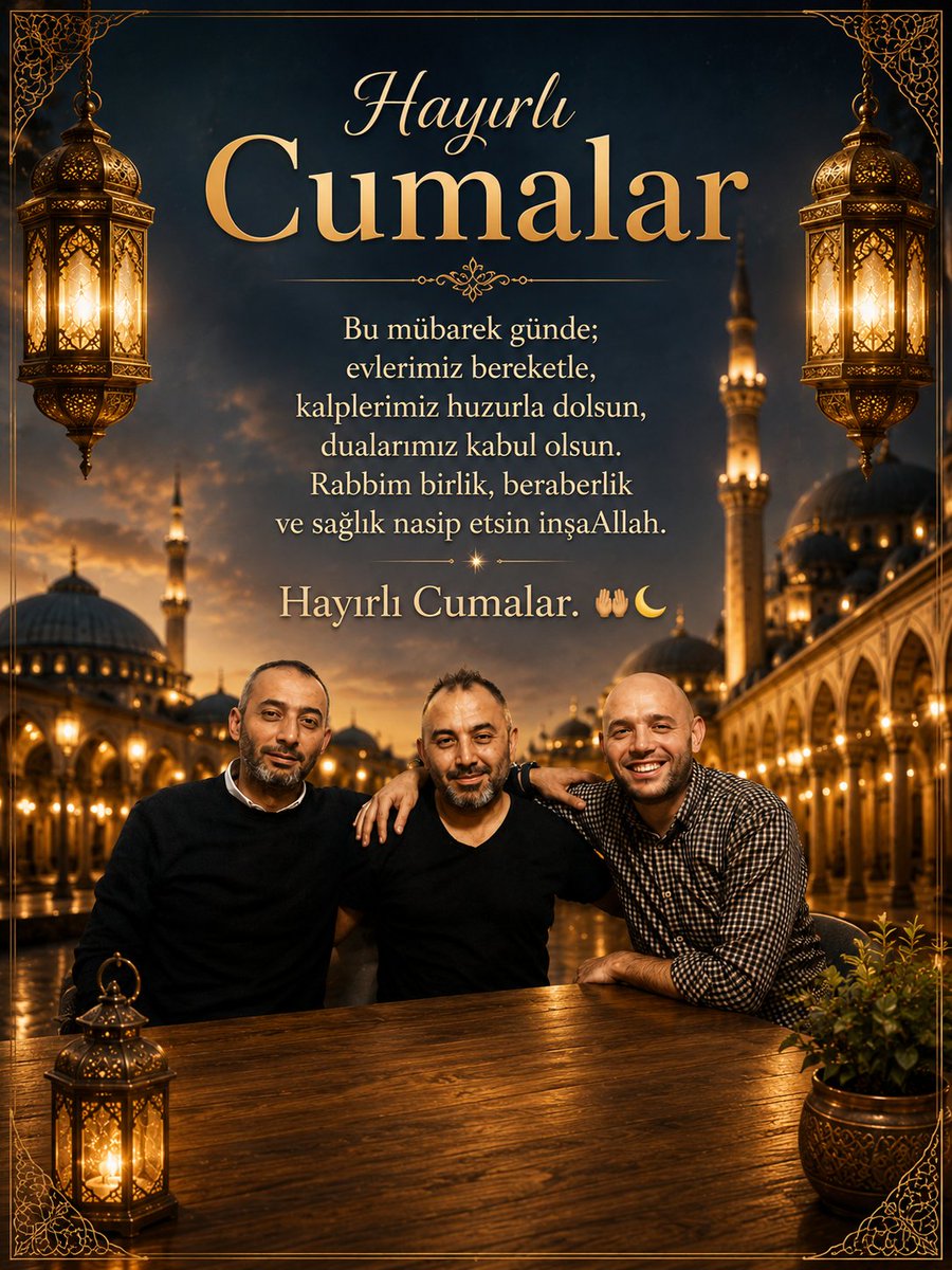 olcayask2's tweet photo. Bu mübarek günde;
evlerimiz bereketle,
kalplerimiz huzurla dolsun,
dualarımız kabul olsun.
Rabbim birlik, beraberlik
ve sağlık nasip etsin inşaAllah.

Hayırlı Cumalar. 🤲🌙
.
.
.
#HayırlıCumalar #Cuma
#Aile #Aşık #Kardeş 
@trgyask @tuncay_asik @olcayask2 https://t.co/o1MbkksNti