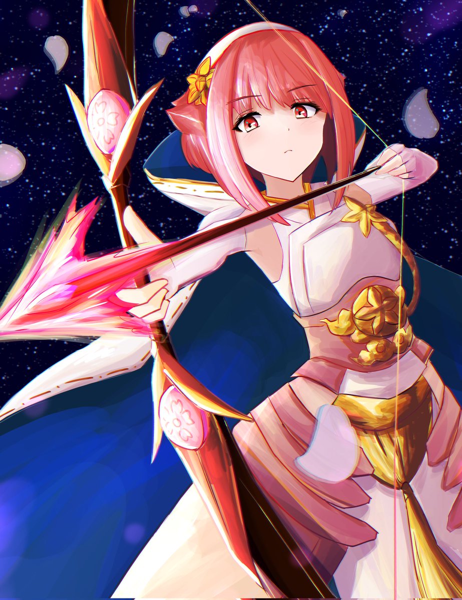 AntTitanic's tweet photo. ファイアーエムブレムifよりサクラ🌸
原作でよくシャイニングボウを持たせて使っていました
#ファイアーエムブレム　#FireEmblem https://t.co/v1tpt7WPaX
