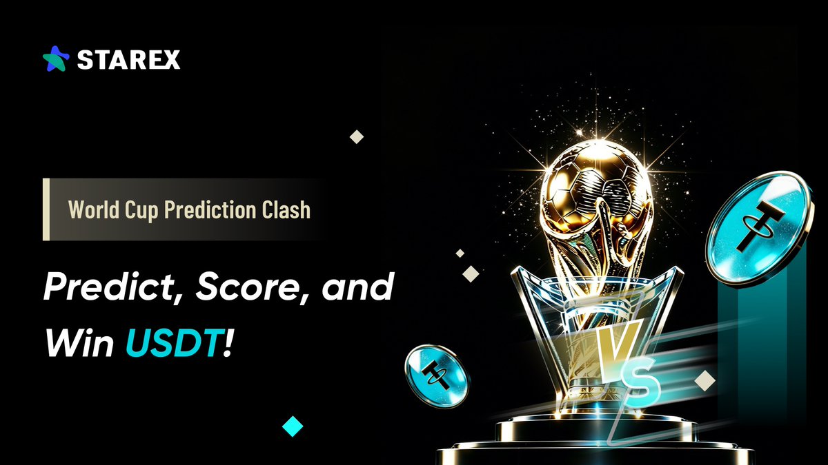 StarEx_Global's tweet photo. โณ The clock is ticking! The #StarEx World Cup prediction is LIVE.
โฝ๏ธ ๐ณ๐ด Norway VS England ๐ด๓ ง๓ ข๓ ฅ๓ ฎ๓ ง๓ ฟ
โฐ Jul 11, 21:00 UTC
โ
Enter now to grab your instant welcome perk.
โ
Predict the winner and scale the massive prize pool!
๐ https://t.co/bI9y4MIg7q
#WorldCup2026 #CryptoTrading #NorwayVsEngland