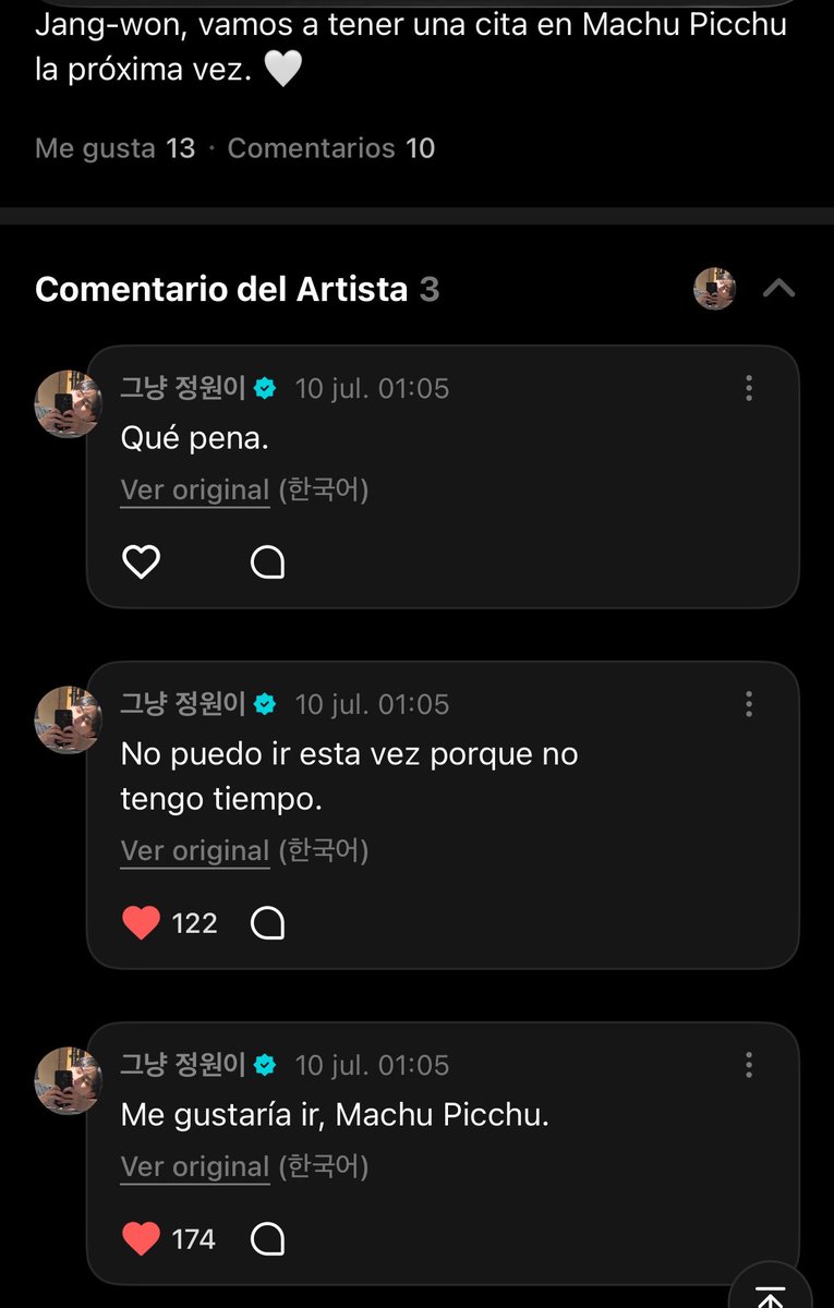 vivilvsjayki's tweet photo. JUNGWON DICIENDO QUE LE GUSTARÍA IR A MACHU PICCHU, QUE LE GUSTA EL CEVICHE, LA INKA COLA, QUE LA PASÓ MUY BIEN EN PERÚ.  VAMOS ENGENE PERUCHA AHORA SI ENTIENDE Y RESPETA A NUESTRO LÍDER PARA DARLE LO MEJOR DE NOSOTRAS EN UN PRÓXIMO ENCUENTRO. https://t.co/l54mQFg5wk