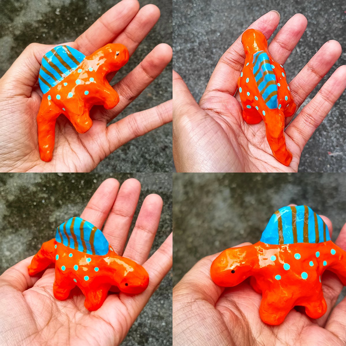 LMLMCbyTD's tweet photo. 🧡🩵

น้องส้มจุด
วัสดุ : เซรามิค + ลงสีสำหรับโมเดล
ขนาด : สูง 6 cm x ฐาน 3.5 cm x 9 cm
- 350 THB -

📦 ค่าจัดส่ง : +30/ ems +50

#LOVEMELOVEMYCLAY https://t.co/ZJWqsQi3Jj