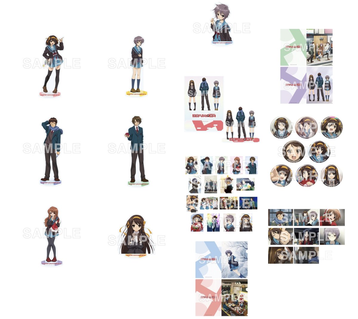 劇場版『#涼宮ハルヒの消失』の新作グッズが登場！❄️ アクリル
