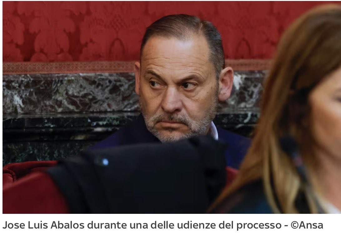 ArabaFenice23's tweet photo. La sinistra ha ben a mente la condanna del politico spagnolo José #Ábalos a 24 anni e tre mesi di reclusione per le commesse truccate di mascherine.
Ma siamo in Italia, i politici di sinistra sono sempre stati fatti salvi (v. #DAlema, #Prodi, #DelRio ecc.) https://t.co/J3GbiRYquC https://t.co/7pve0v5RCw