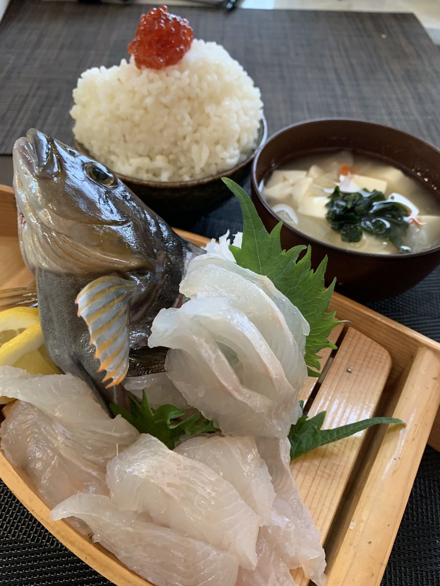 skanayaneko's tweet photo. アイナメはやっぱりお刺身が美味しいですネ🤗 https://t.co/JJp1HIYUrS