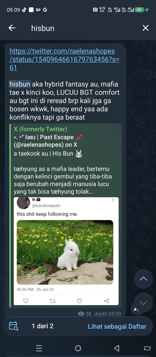 kampang546's tweet photo. @raelenashopes Kak aku masih simpen link hisbun, walaupun kalo di klik gak bisa di liat lagi😣 https://t.co/SGs9iApyVT