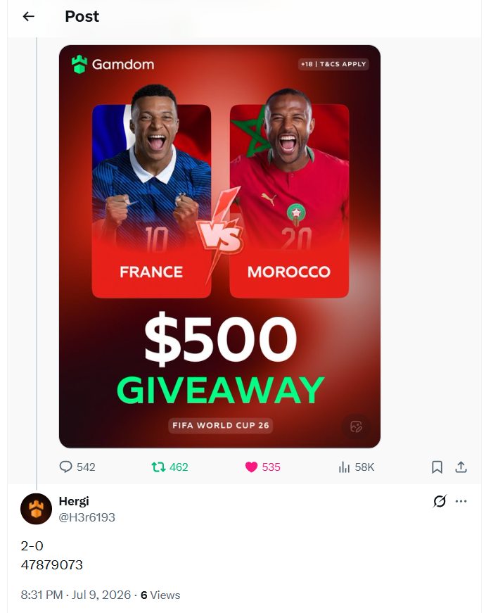 H3r6193's tweet photo. @gamdomsport what is wrong ? why all my comments are deleted ? https://t.co/JLTH7m4JTZ