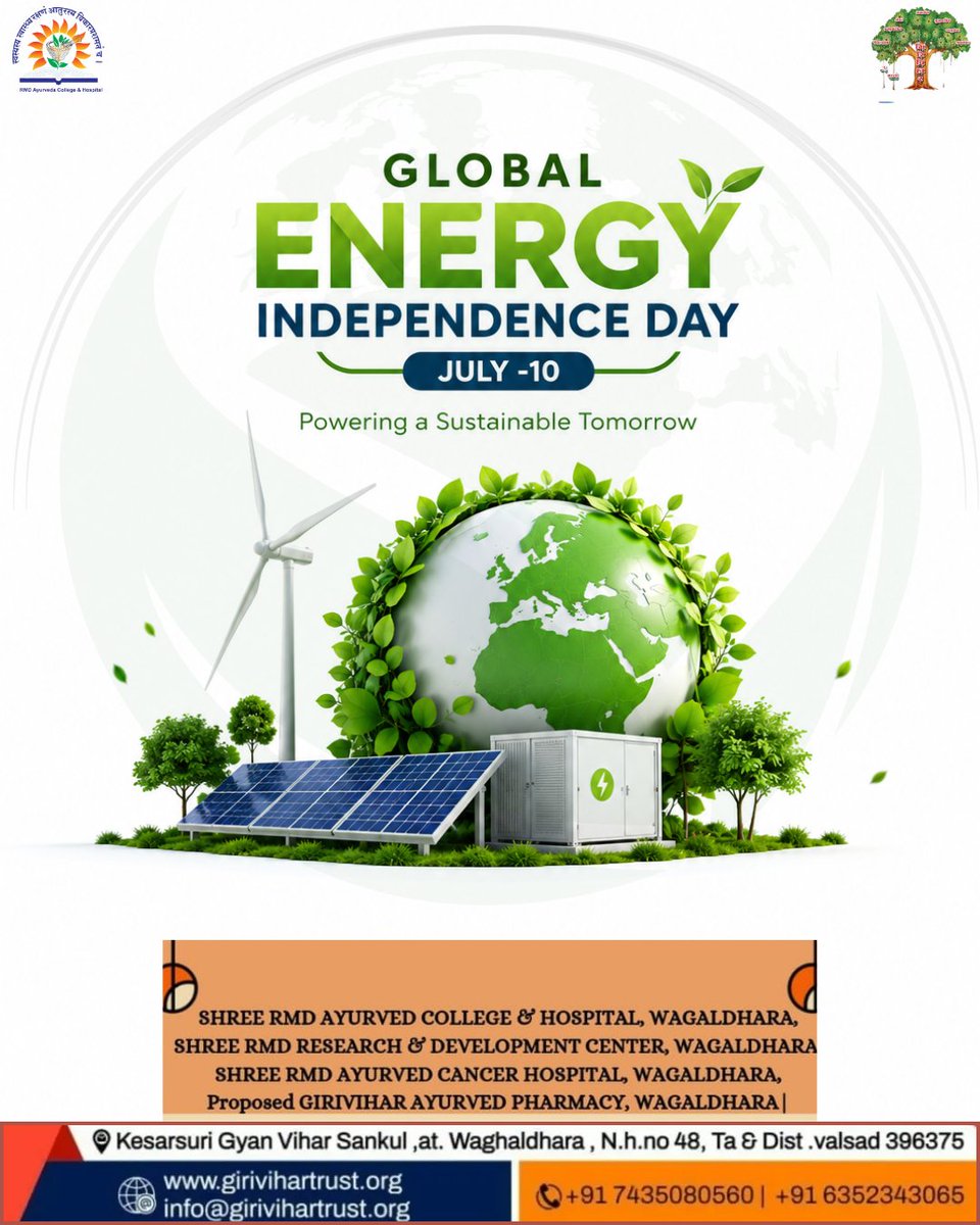 CollegeRmd's tweet photo. This Day shares awareness about the importance of using energy resources wisely and exploring cleaner, sustainable energy solutions. It encourages people to think about energy conservation, renewable sources, &amp; a healthier environment for future generations. https://t.co/Bsyh6lFIWh