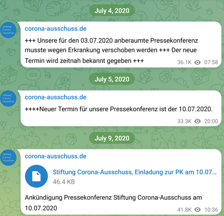 ZuckerZucker3's tweet photo. "Hinzu kommt ein noch nicht öffentliches Projekt, das die Coronakrise juristisch aufarbeiten wird. Dort wirke ich als Vorstand mit."
Stefan Homburg am 23. Juni 2020

@SHomburg - #Vorstand oder nicht?

Ein #Eiertanz in 3 Bildern (inkl. 2 Schreiben, 5 Tweets, 1 Telegram-Screenshot) https://t.co/FGKjwfKcmt
