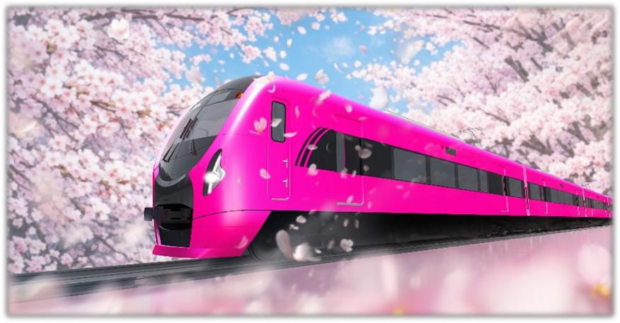 OsakaSubwaycom's tweet photo. 京成、新型特急の形式は「3900形」に決定｜鉄道プレス
https://t.co/JHaRrUCSDG

・外観は春の華やかさを連想させるピンク
・最高速度は160km/h
・押上～成田空港間を運行
・将来的に都営地下鉄・京急乗り入れも予定
・1+2の特別車を設定
・愛称を募集。案内表示や広報にも採用