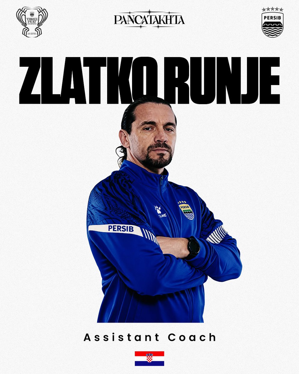 persib's tweet photo. Mereka datang dengan pengalaman. Bekerja dengan dedikasi. Melangkah dengan ambisi yang sama.

Inilah jajaran staf kepelatihan #PERSIB musim 2026/2027 siap mengawal setiap langkah Pangean Biru pada musim yang baru.

Bersama, menuju tujuan yang lebih besar.

#PERSIB https://t.co/F2OBFdYLWW
