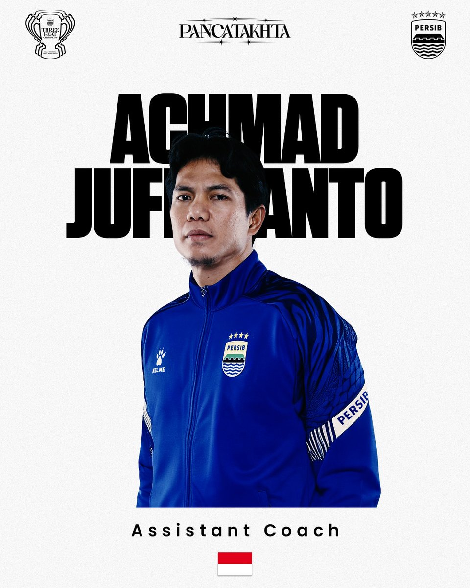 persib's tweet photo. Mereka datang dengan pengalaman. Bekerja dengan dedikasi. Melangkah dengan ambisi yang sama.

Inilah jajaran staf kepelatihan #PERSIB musim 2026/2027 siap mengawal setiap langkah Pangean Biru pada musim yang baru.

Bersama, menuju tujuan yang lebih besar.

#PERSIB https://t.co/F2OBFdYLWW