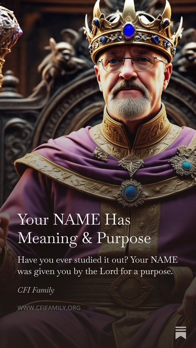 bishopdennis's tweet photo. Those who have ears to hear … HEAR! Names mean something in the kingdom. While outside the kingdom, most don’t think, or understand, much about NAMES.
Click the link to read the article. What could it mean for your future?
https://t.co/k2Ss1CjNe1
#names #Kingdom #purpose https://t.co/PXM3KeoBcs