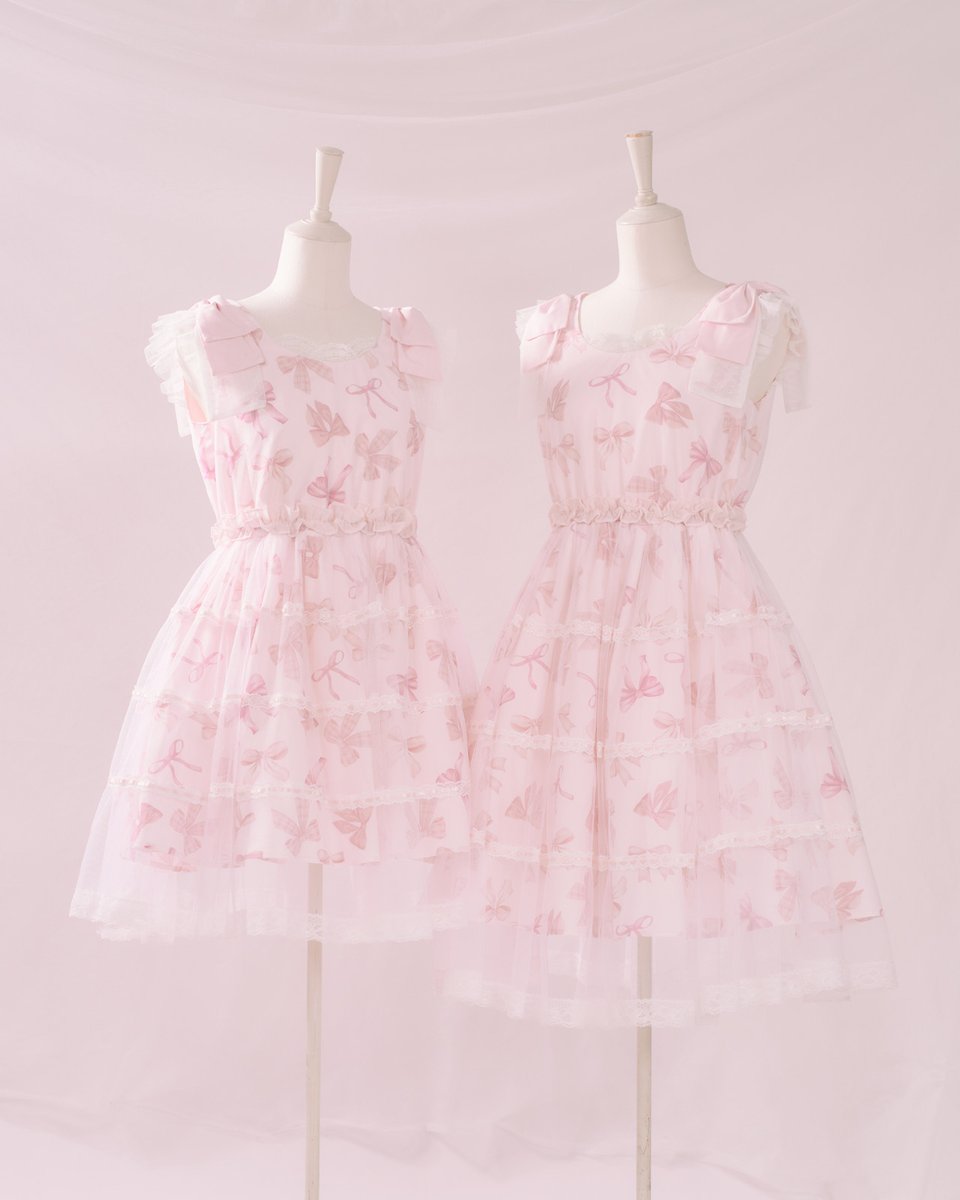 🎀 𝖭𝖾𝗐 𝖠𝗋𝗋𝗂𝗏𝖺𝗅 💞 ⁡ ✓ Love Ribbon tulle one piece Color