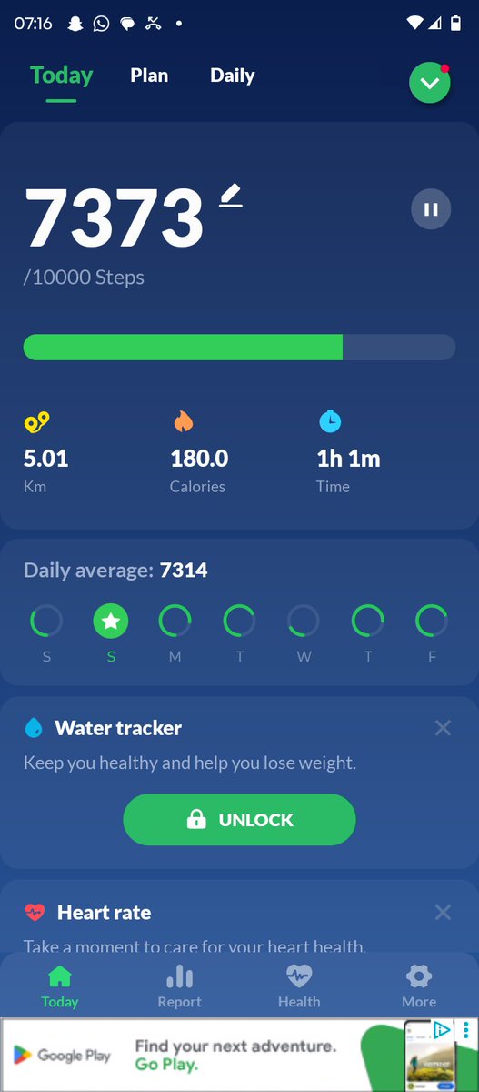 Silly62504's tweet photo. Went for my morning walk at 6am exactly, came back at 7:05am and did this many steps, feeling locked in and debloated and I'm picking up my weed later so I get to do even more steps 🥹 #drugtwt #edtwt #startwt #starvetwt #walk #ana #anatwt #peak #fypシ゚viral https://t.co/QODpn28trj
