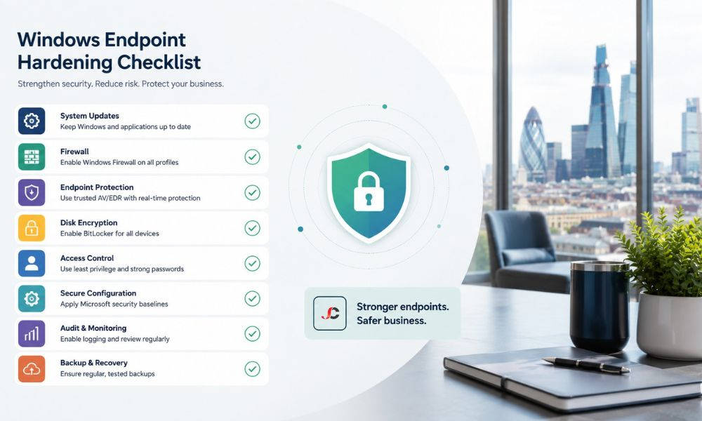 serverconsultan's tweet photo. Strengthen Windows endpoint security with this practical hardening checklist. 💻🔐 
 https://t.co/FcwpaMTRiC
#ServerConsultancy #EndpointSecurity #WindowsSecurity #CyberSecurity #Microsoft365 https://t.co/b9frDUE7xz
