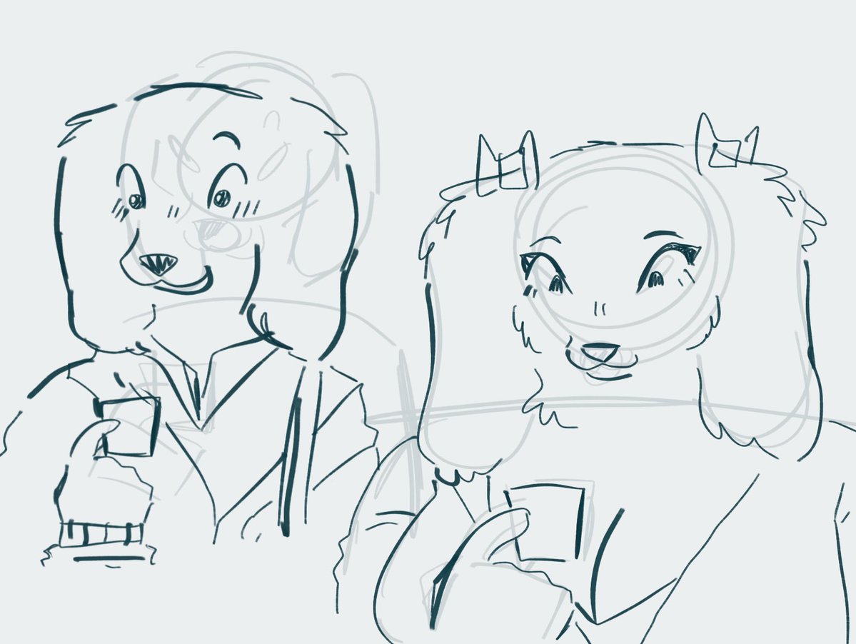ordinary__cas's tweet photo. sketches 🥳🥳 #furry #art https://t.co/CSGnDKBZxF