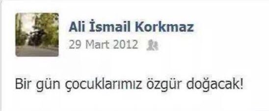 firattavc's tweet photo. Ali İsmail Korkmaz hep 19 yaşında! https://t.co/UpRRZDKuFB