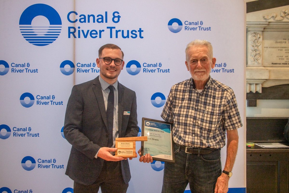 pauldavidtonge's tweet photo. Last week, I had the privilege of speaking at the YNE Marsh Awards, celebrating the incredible work of my volunteers across the South Yorkshire network.

It was especially pleasing to see Brian recognised for his outstanding 8 years of dedicated service. 

@CanalRiverTrust https://t.co/ruMKPoDmsX