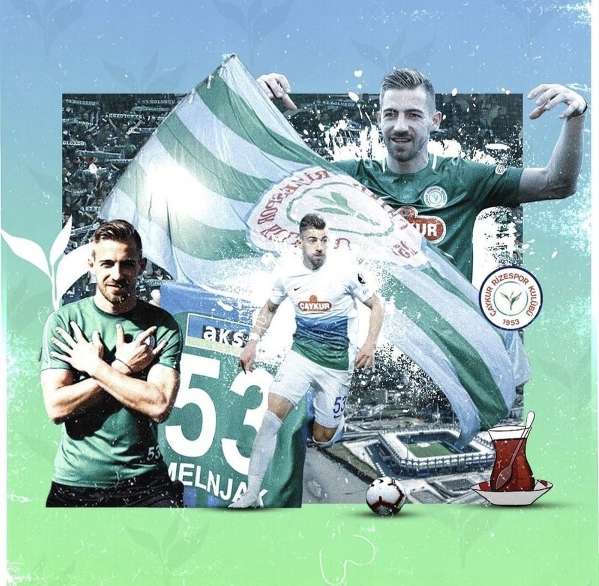 LSylvestre14's tweet photo. Dario Melnjak
2021 Ağustos ayının sonları Bülent Uygun ve Tahir Kıran tarafından takımdan gönderildi.
Gittiği Hajduk Splitte159maça çıkmış kupalar kazandı ve dün Uefa ön elemesinde takım kaptanı olarak sahadaydı.
Yerine aldığımız Cemali Sertel geçen yıl alt lig takımında yedekti https://t.co/OmSONTKMWZ
