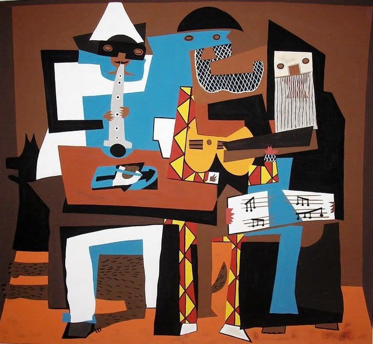 MasterpiecesArc's tweet photo. The Three Musicians by Pablo Picasso (1921) https://t.co/Zy010CzV8i