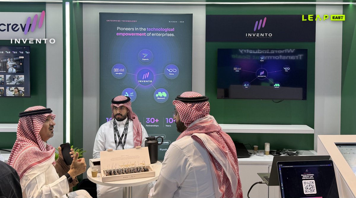 InventoCo's tweet photo. اليوم الأول لنا في LEAP East 2026 بهونغ كونغ.

استقبلنا في الجناح H1.S10 زوّارًا وشركاء ومهتمّين بالتقنية، وعرضنا لهم منتجاتنا وخدماتنا عن قرب، ودار بيننا حديث ثريّ عن واقع التقنيات المؤسسي�� ومستقبلها.

شكرًا لكل من زارنا https://t.co/H1K9lCOgZd