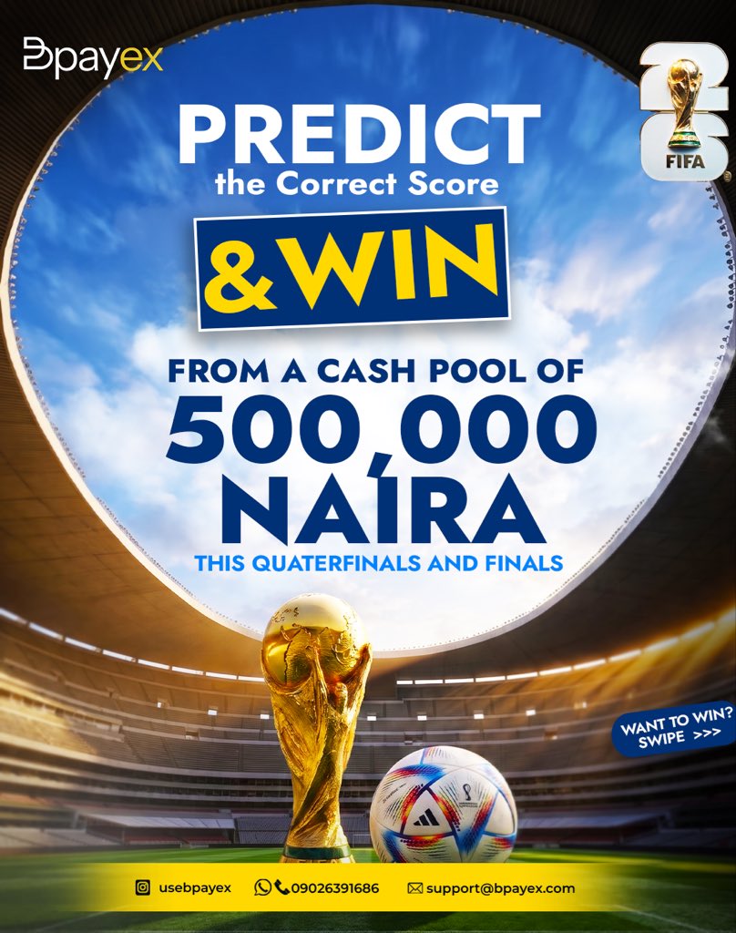 usebpayex's tweet photo. ⚽ Predict the score. Win rewards!

How to enter:
✅ Sign up: https://t.co/FwzEBP9jVV
✅ Follow @usebpayex
✅ Reply with your BPayex username + exact score prediction before kickoff.

⏰ One entry per user. Correct predictions win! 🏆
:::writing https://t.co/iqlVewrBCm