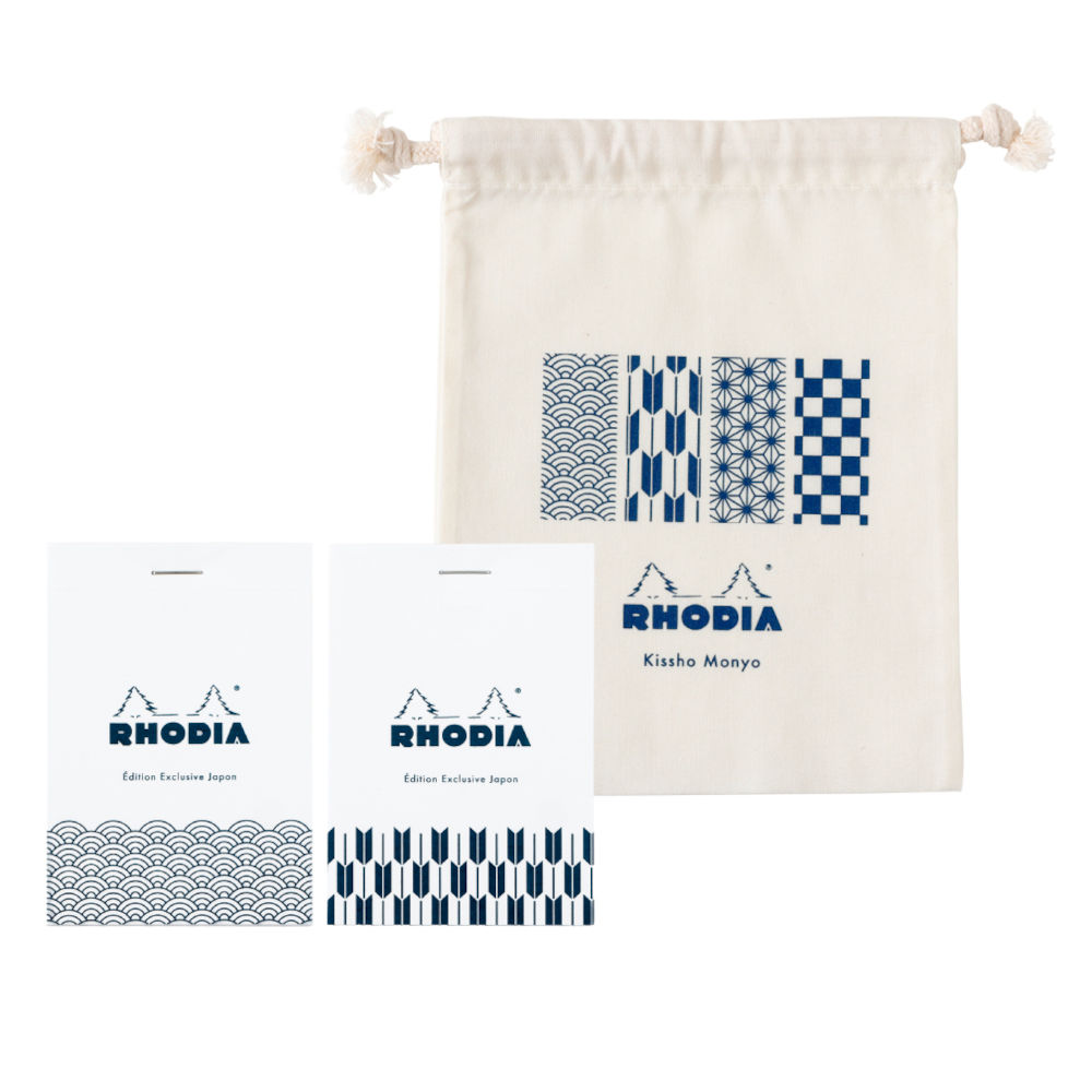 eofficeoffice's tweet photo. 【販売開始】
RHODIA Kissho Monyo 巾着セットA（SEIGAIHA／YAGASURI)
https://t.co/HTK35Z1Xmw

ブロックロディアファン必見！
「ブロックロディア」の日本限定シリーズ第2弾
テーマは縁起のいい絵柄として親しまれてきた「吉祥文様」
こちらの初回限定の巾着セットが入荷しました！ https://t.co/vm65ZDTqLC