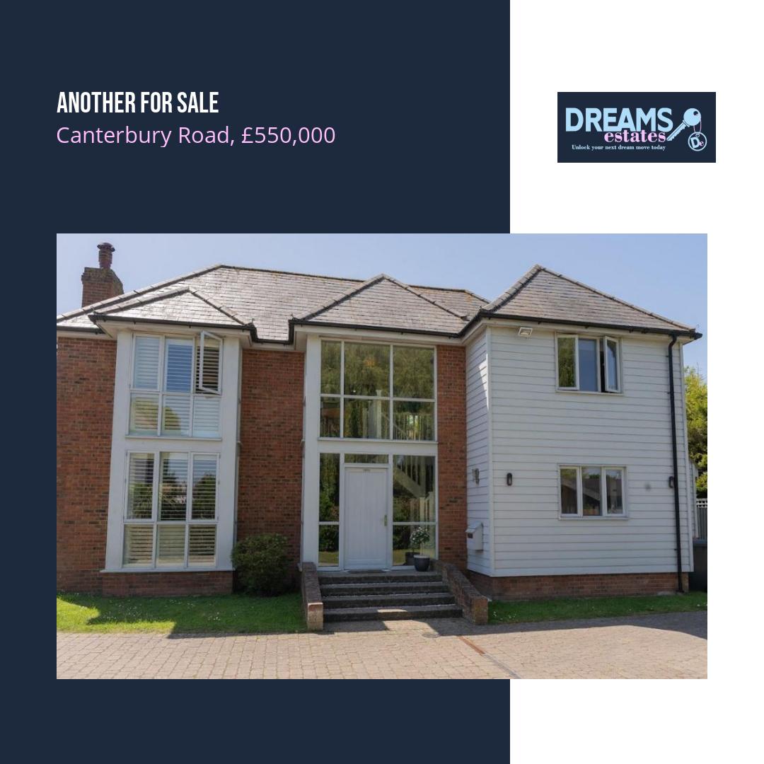 dreams_estates's tweet photo. Canterbury Road 

🛏 4 bed 

🛋 1 reception 

🚿 2 bath 

For Sale 4 Bed Detached House £550,000 

📲 Get in touch with our team today!. 
📞01227 467650 
📧 info@dreamsestateagency.co.uk https://t.co/kZDz8YcIzL