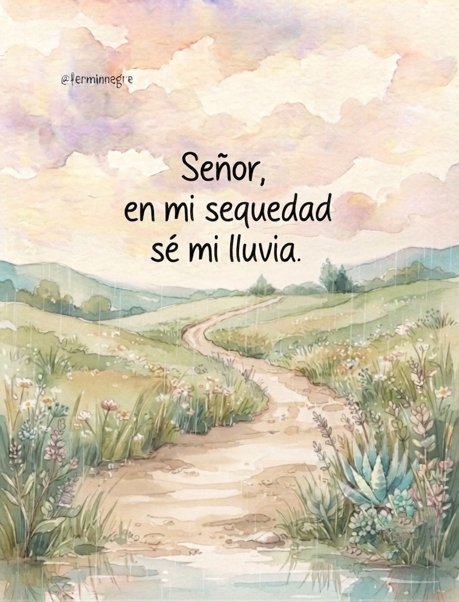 ferminnegre's tweet photo. Breve oración para momentos de sequedad. No hacen falta muchas palabras... https://t.co/M6ShsuJn1Y