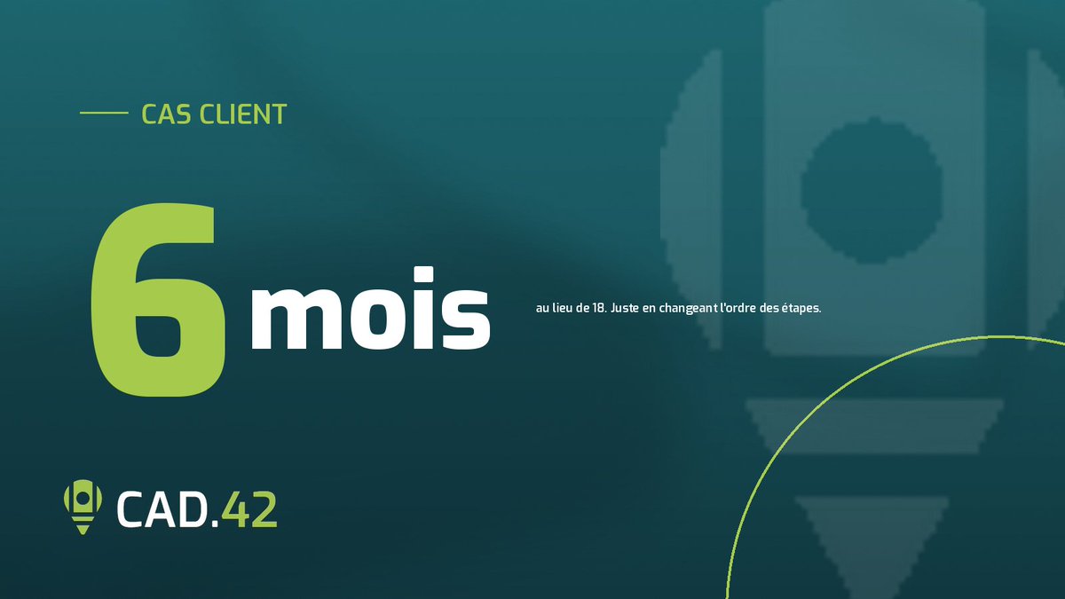 CAD42_official's tweet photo. Un DT avait 18 mois pour digitaliser son parc. Il l'a fait en 6.
Pas plus de budget. Un ordre différent :
→ d'abord les 3 zones les plus risquées
→ impliquer les chefs d'équipe
→ choisir l'outil EN DERNIER
L'ordre des étapes peut diviser le temps projet par 3.
#BTP #ConTech https://t.co/zfpfZYXXDL