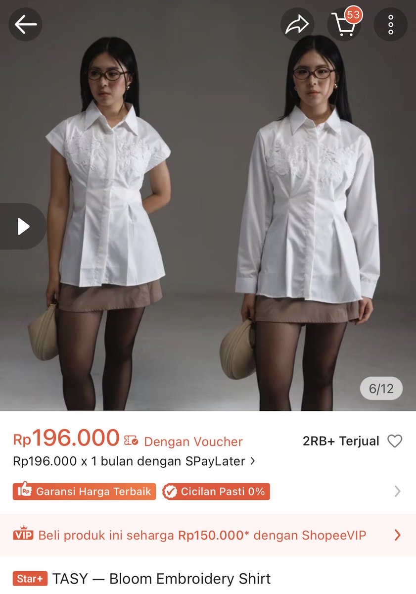 lovedbyadla's tweet photo. WTS Preloved Tasy - Bloom Embroidery Shirt Long Sleeve. 120k only, baru dipake sekali. free ong lewat 🍊dm for details! https://t.co/T9UJIKFaFp
