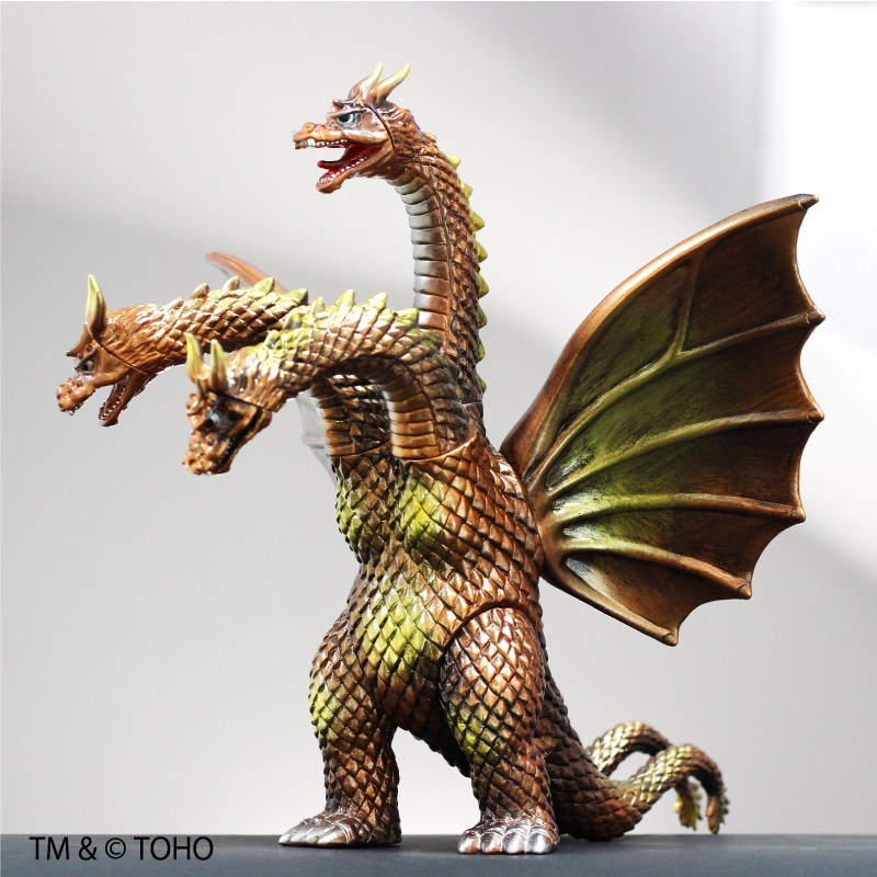 7/26 開催 ワンフェス 販売品 当日版権 キングギドラ 約23.5cm 彩色