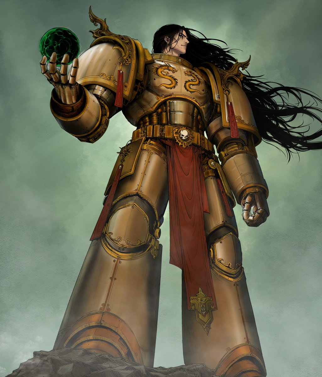 Elmnabhi_'s tweet photo. Primarch artwork commission
#warhammer40k
#warhammer https://t.co/VhIR3o1j3s