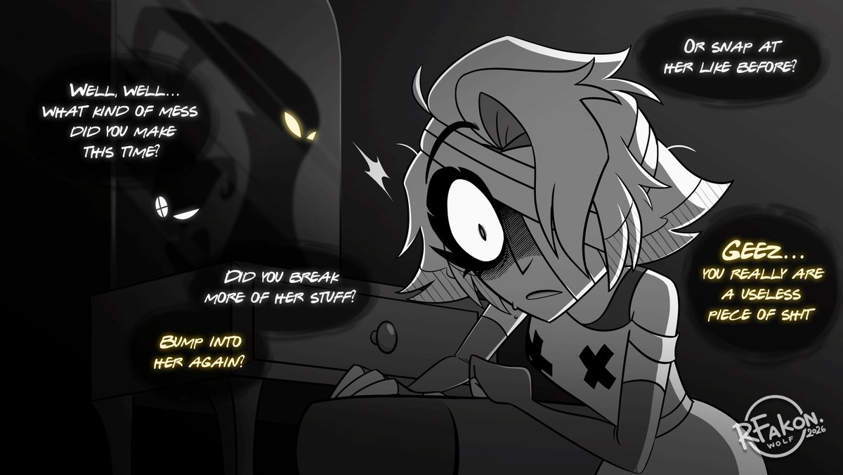 RFakonWolf's tweet photo. Part 6/8 ⭐️Day 5 : Secret (part 3)
New post works! Guess the file was too big lol😭
#fallenstar #chaggie #HazbinHotelAnimation
DO NOT RE-UPLOAD or USE WITHOUT MY PERMISSION. https://t.co/lfMjOVSrVm