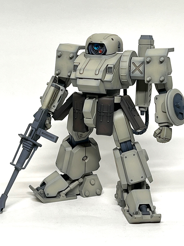 yamags's tweet photo. 電脳造形研究所 ワンフェス2026夏お品書き その5 [再販] 1/35 エルドスピーネ　
少量ですが再販枠として持っていきます。なお、1/35オーデルバックラーは今回は無しになります～。
キットは半固定ポーズですがある程度はポーズつけられます。頭部は2種類付きですので孤影再び版にもできます。

#wf2026s #装甲騎兵ボトムズ #毎月10日はX系ATの日