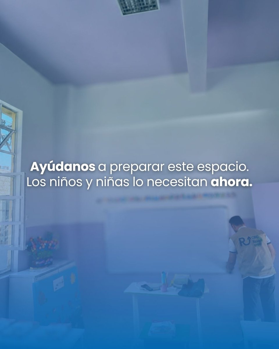 ongrescate's tweet photo. En Siria, una escuela infantil sigue abierta para 125 niños y niñas.

Ya cubrimos lo más urgente. Ahora necesitamos completar sus aulas con materiales esenciales para que puedan aprender y crecer en un entorno seguro.

Dona hoy.

👉 https://t.co/GtkrpWJ4Ih https://t.co/ypWuGOZR0G