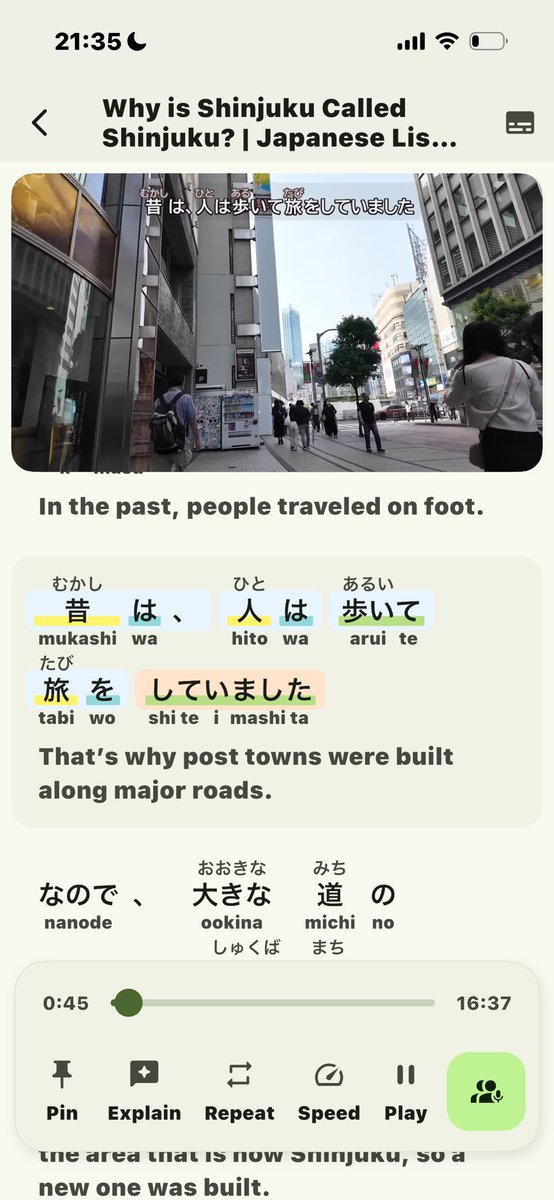 llacerrtae's tweet photo. Anime lovers yang lagi belajar Jepang, ini aplikasi wajib kalian! 🔥

Tinggal paste link video anime (YouTube atau mana saja), langsung bisa nonton sambil belajar bahasa Jepang dengan fitur subtitle interaktif. 🤩✨👇🏻 https://t.co/fEVfX4yeKy