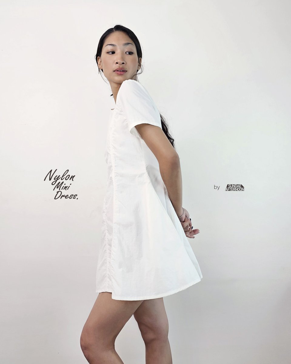 Sundae_AFTN's tweet photo. ✿ Nylon Mini Dress 🤍

- มินิเดรสผ้าไนล่อน มี 4 สี ขาว/ กากี/ เทา/ ดำ

✿ ราคา 790

✿ ทักแชทหรือสั่งซื้อ 👇
IG : https://t.co/DcmlmVGELz
Line : https://t.co/BcLipntEas

#Sundaeafternoon #dress #minidress #เดรส #้เดรสสั้น https://t.co/SqIe6do4G4