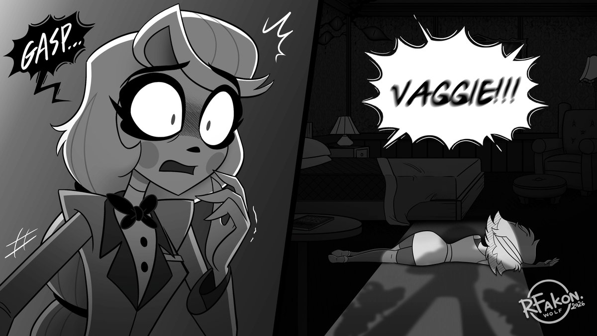 RFakonWolf's tweet photo. Part 8/8 ⭐️Day 5 : Secret (part 3)
#fallenstar #chaggie #HazbinHotelAnimation
YAYY All posted!
DO NOT RE-UPLOAD or USE WITHOUT MY PERMISSION. https://t.co/yr9AMDNRT2