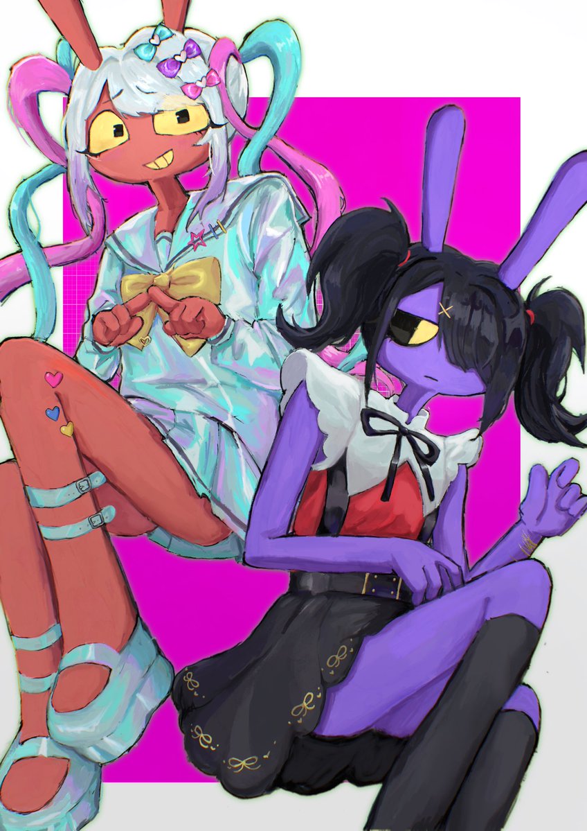 m0ch1_10's tweet photo. 🧬🎀💊🐰 #TADC #Jax #eviljax https://t.co/kNkBXSAojy