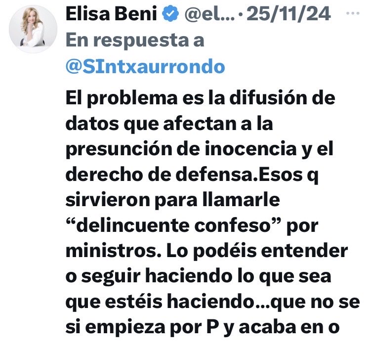 Unomasysumando's tweet photo. @OndaCero_es La que se desgañitó con la presunción de inocencia del novio de Ayuso, y otros…
Ahora, condena con un informe policial y en una fase de instrucción a todo un Gobierno. https://t.co/3Wc17SZbYb