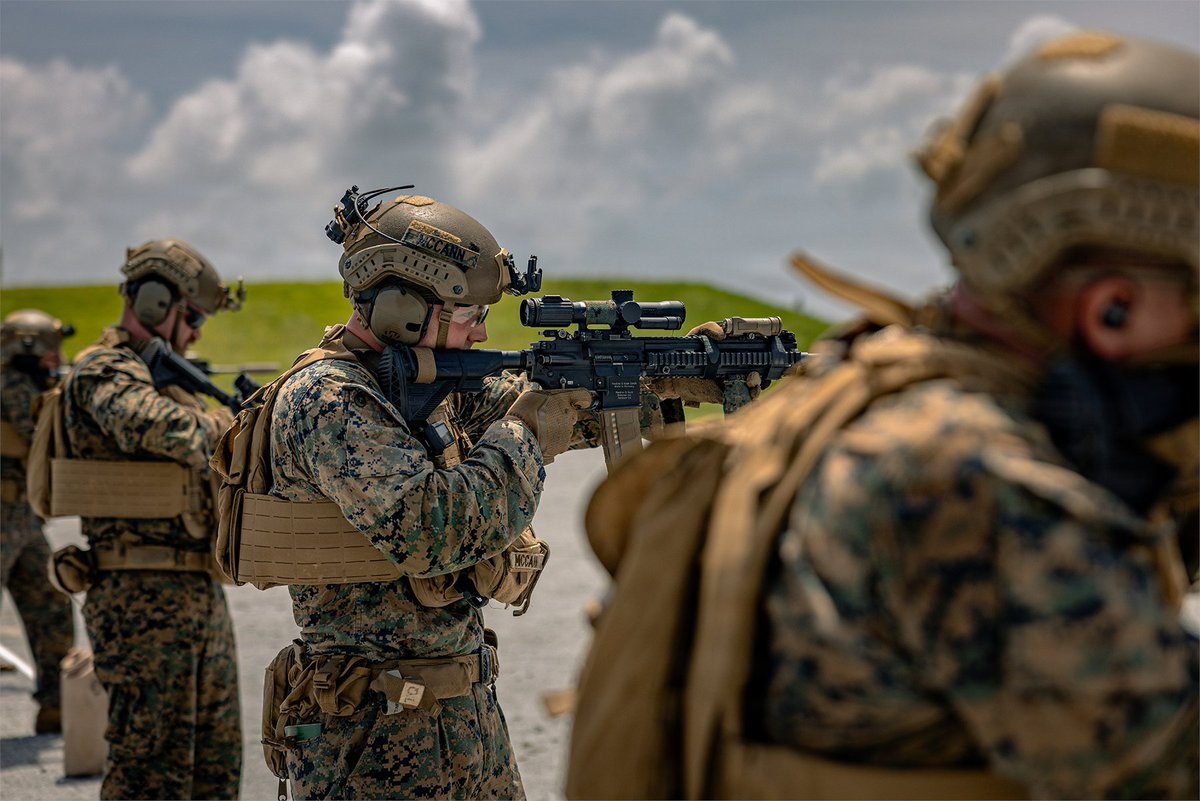 lovish_pandey06's tweet photo. U.S. Marines with 1st Battalion, 25th Marine Regiment conduct a short bay live-fire range at Camp Hansen, Okinawa, Japan, June 24, 2026, during the Unit Deployment Program.
#MarineForcesReserve #1stBattalion25thMarines #UDP https://t.co/T7c90OzPFn