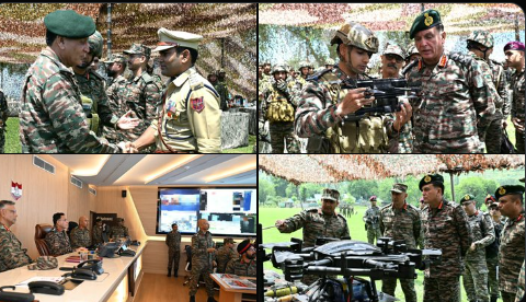 TargetMiss4641's tweet photo. General Dhiraj Seth, Chief of the Army Staff, visited the Northern Command from 07 to 09 July 2026. This was his maiden visit to the Command after assuming the appointment of Chief of the Army Staff. https://t.co/gugmMYx3xL