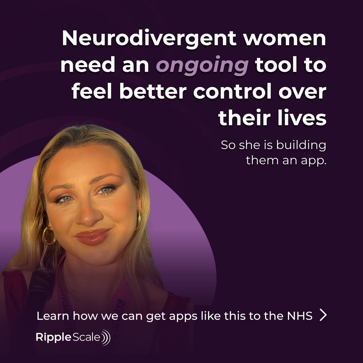 RippleScaleHQ's tweet photo. Many neurodivergent women have historically been missed, misdiagnosed or diagnosed later in life, because neurodivergence often presents differently in women and is more likely to be masked.
#DigitalHealth #Neurodivergent #HealthTech #Crowdfunding #RippleScale https://t.co/Av1b2lMZRO