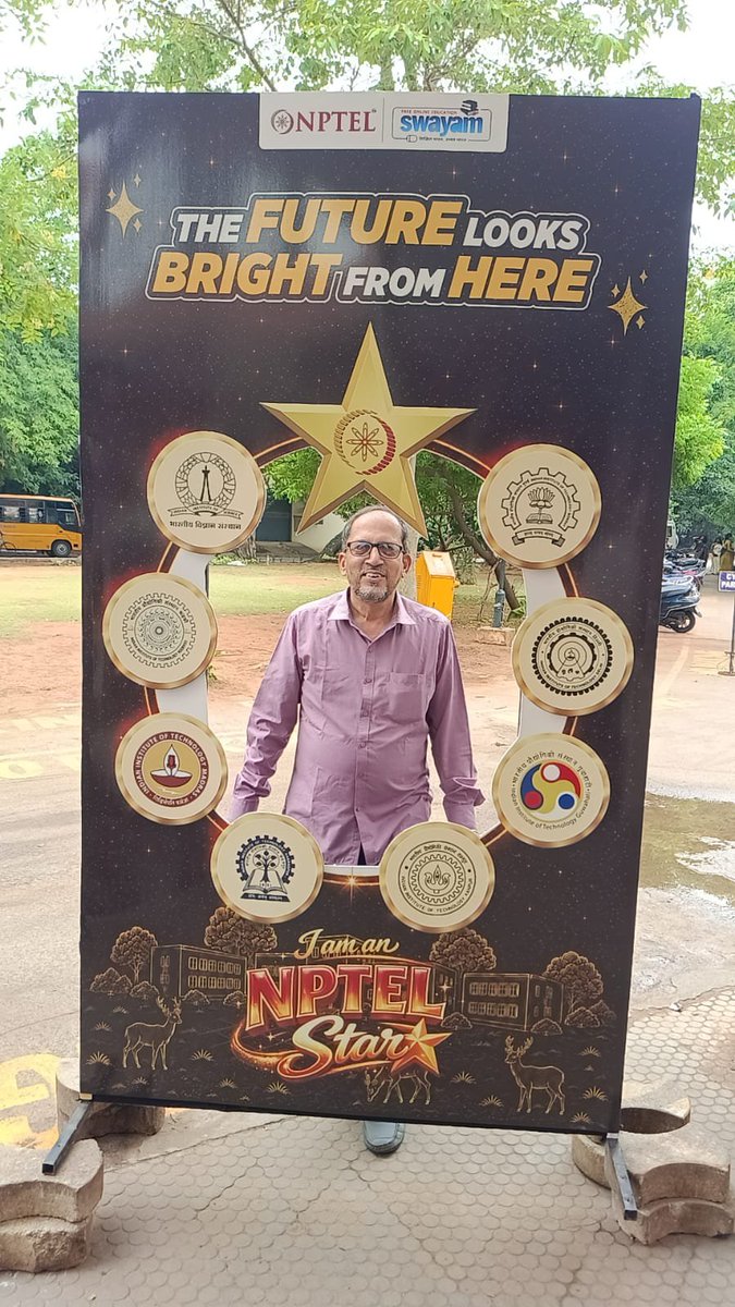SattarFarooqui's tweet photo. At NPTEL Stars' Event organised by IIT Madras in different locations of the campus. 

Feeling privileged to interact with leaned people from different cities 

Thank you @iitmadras @nptel_official 

NPTEL is one of the largest platform in today's world.

Join July session now, click link below: https://t.co/YDGrTZOWrb

#Education #India #Bharat #Soccer #Worldcup