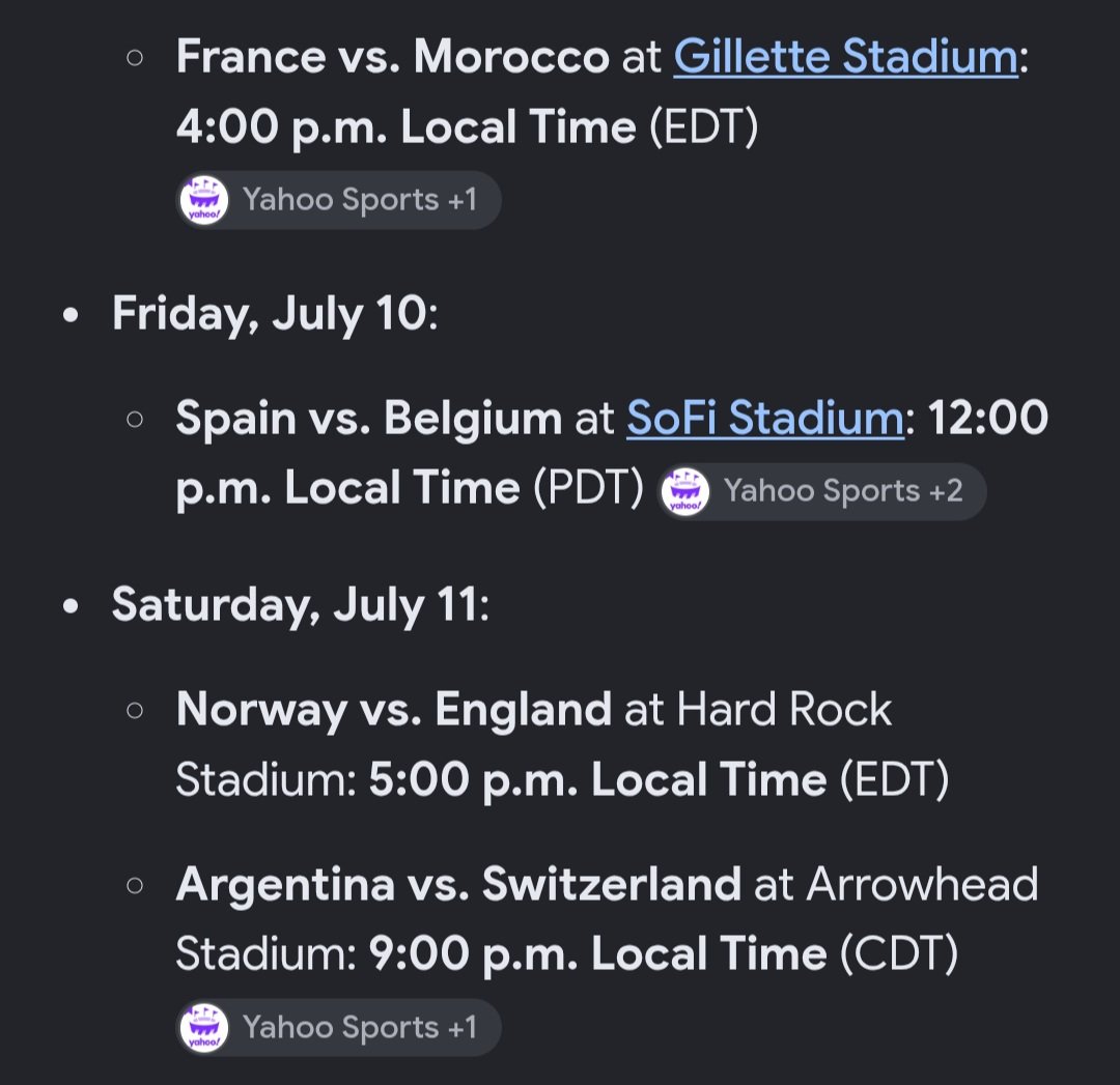 rambostuff's tweet photo. Why is Argentina the only team to get an evening slot for their match against Switzerland (them too) while the other teams have to slug it out when heat &amp; humidity are their worst...
Jyst saying...
@FIFAWorldCup https://t.co/iuoVY5vHYU