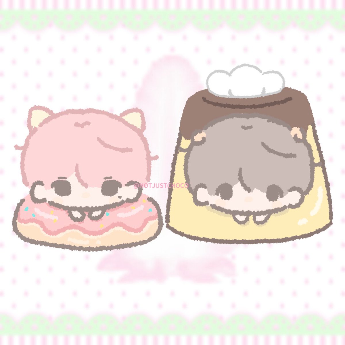 Notjustchoco's tweet photo. #윳댕 🍩🍮 https://t.co/LoAOIDrzgd